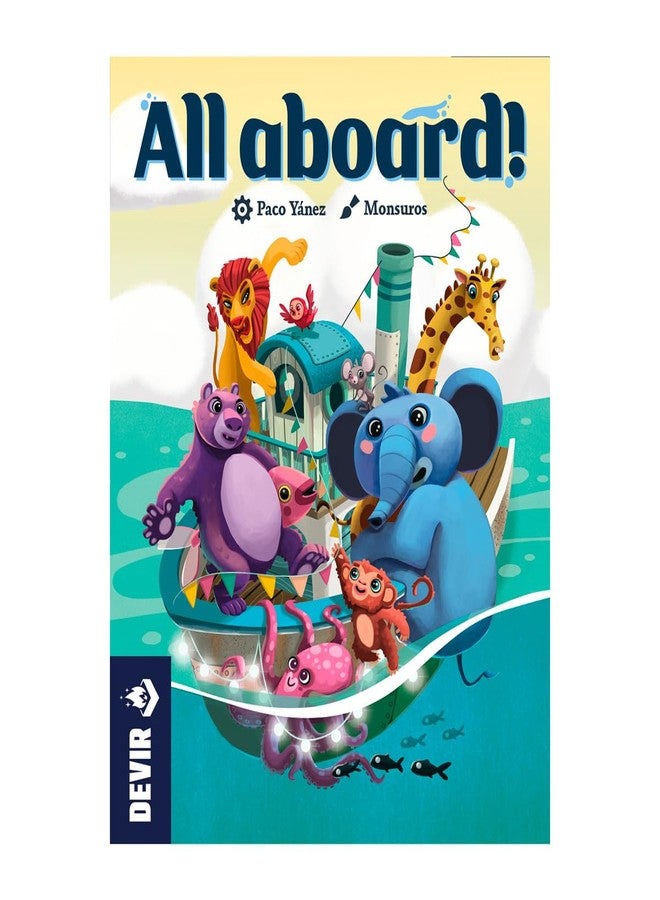 Devir - All Aboard! Card Game, Fun Family Strategy Game with Animals, Bluffing & Risk Management, Kids & Party Game for Kids and Families, Ages 7+, 2–5 Players, 20 Playtime, Multi-Language - Image 2