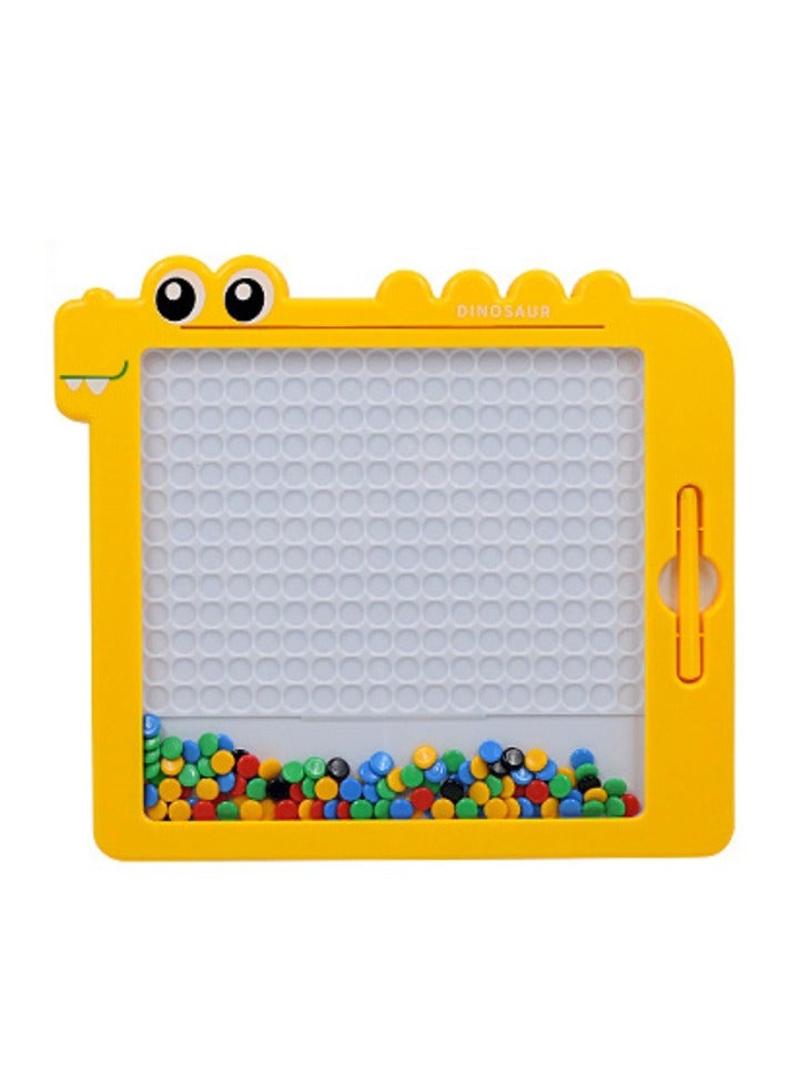Educational Magnetic Doodle Board Drawing for Kids with Pen and Beads - Image 3