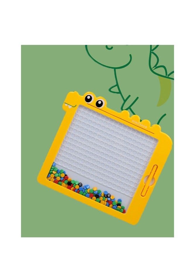 Educational Magnetic Doodle Board Drawing for Kids with Pen and Beads - Image 5