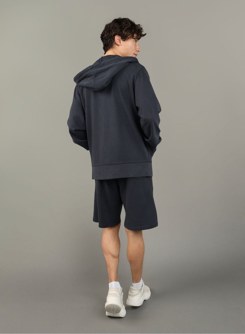 American Eagle Logo Fleece Graphic Zip-Up Hoodie - Image 2