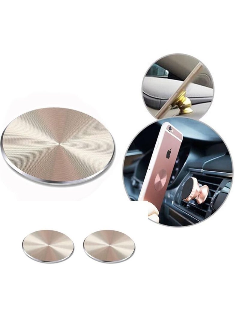 ELTRAZONE Adhesive Metal Plate Mounting Kits Stickers Discs Magnetic Patch Compatible with Air Vent Magnetic Car/Vehicle Mount Holder Especially for iPhone X XS Max Samsung Galaxy - Image 4