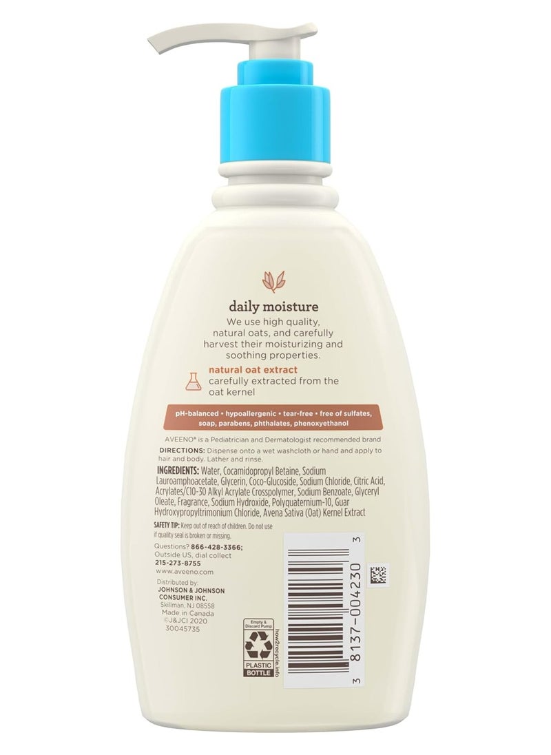 Aveeno - Aveeno Baby Wash and Shampoo 354ml - Image 1