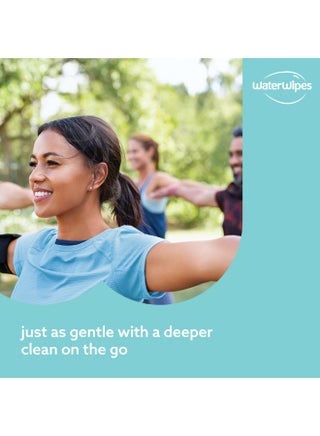 WaterWipes Sensitive+ On The Go Wipes, 28 Count (1 Pack), 3-In-1 Cleans, Cares, Protects, 99.9% Water, Unscented Wet Wipes - view 5