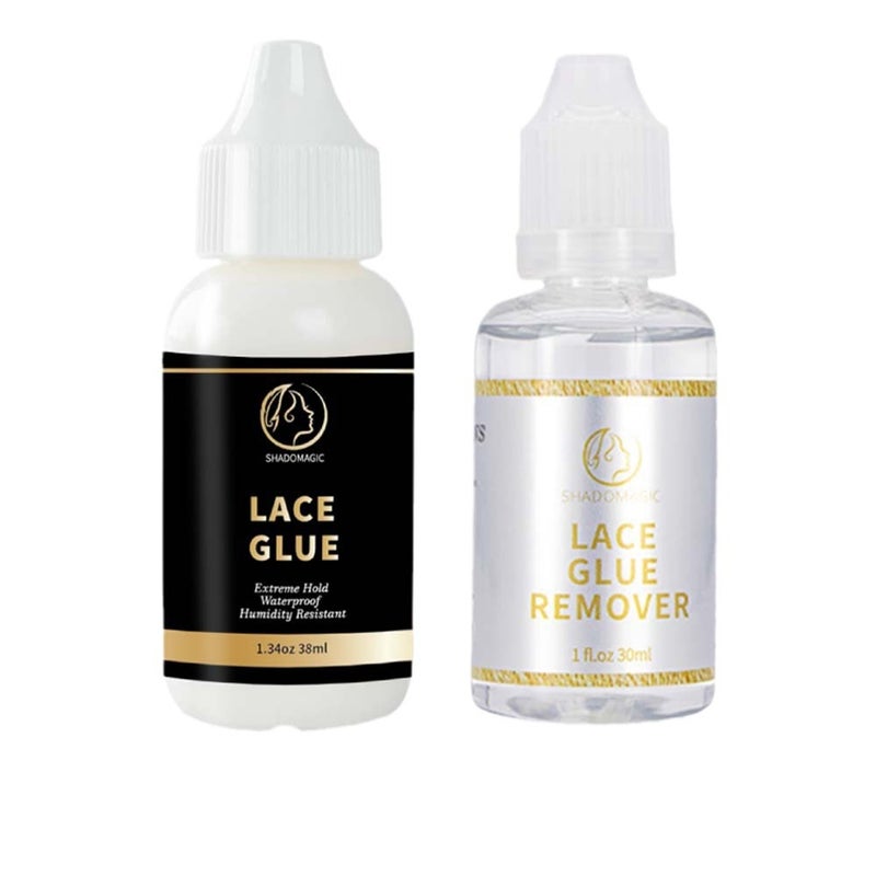 Laceglue Invisible Waterproof Bonding Lace Wig Glue Gentle and Strong Glue Removal Liquid Long-Lasting(Wig glue suit with box) - Image 5