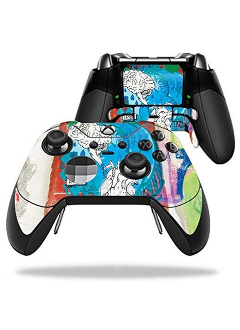Mightyskins Skin Compatible With Microsoft Xbox One Elite Controller Organ Graffiti | Protective, Durable, And Unique Vinyl Wrap Cover | Easy To Apply, Remove, And Change Styles | Made In The Usa