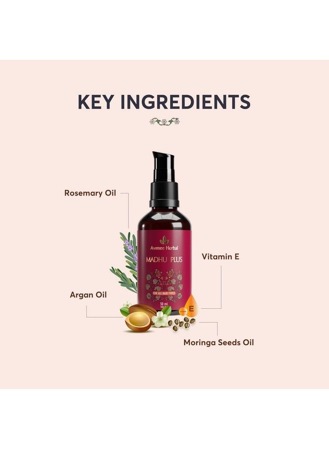 AVIMEE HERBAL سيروم شعر هيربال مدهو بلس مع SPF 15؛ يقلل من التجاعيد ويفك تشابك الشعر؛ للشعر الجاف والمتطاير والتجاعيد؛ 50 مل - Image 5