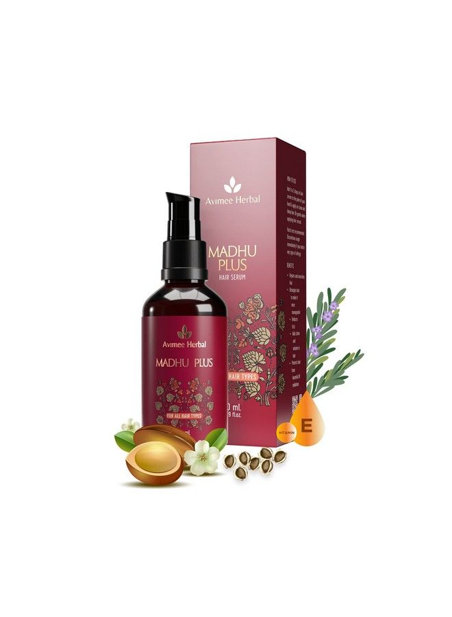 AVIMEE HERBAL سيروم شعر هيربال مدهو بلس مع SPF 15؛ يقلل من التجاعيد ويفك تشابك الشعر؛ للشعر الجاف والمتطاير والتجاعيد؛ 50 مل - Image 1