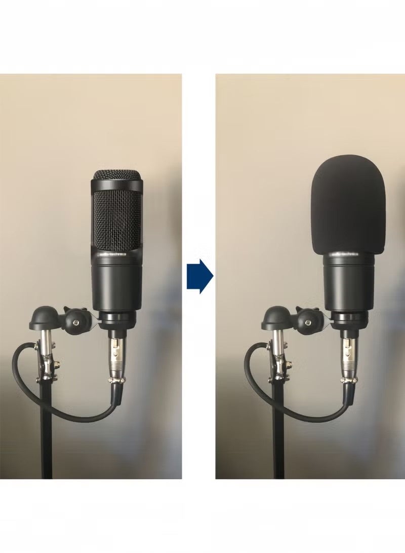 8 Pack Microphone Cover - Foam Mic Covers Windscreen Suitable for Most Standard Handheld Microphone（4colors） - Image 5