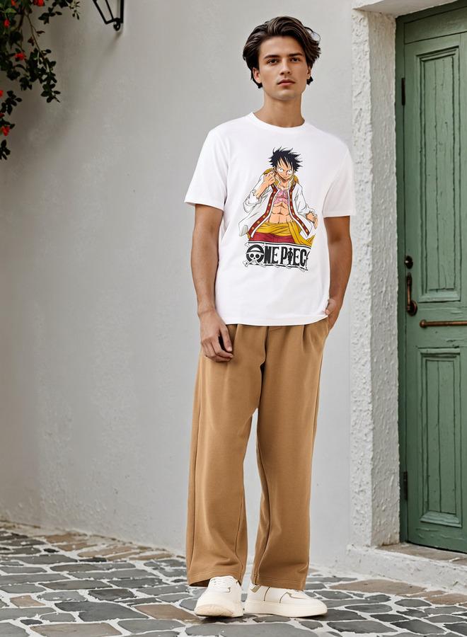 اس بي كاركترز تيشيرت بطباعة ون بيس بقصة عادية - Image 2