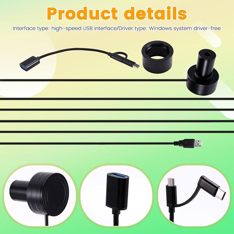 130W Pixels USB Digital Eyepiece Camera 1.25 Inch for Astronomical Telescope - Image 5