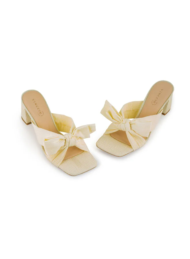 Vincci Women Single Strap Mid Heel Sandals