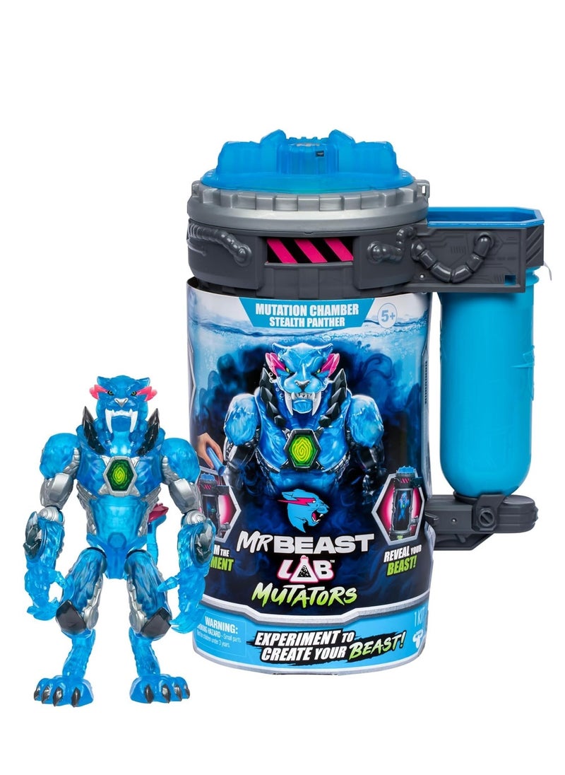 MrBeast Lab - INCREDITOYZ Mr. Beast Lab Mutators 5.5 Inch Collector Mutation Chamber Stealth Panther - Image 1