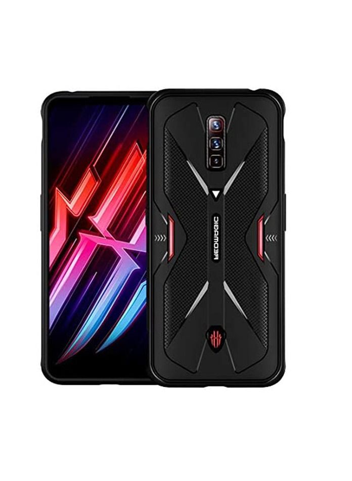 IAF Red Magic 6 Silicone Bumper Cover Phone Case Compatible for ZTE Nubia 6 6S Pro Black - Image 1