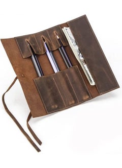 Cordova Genuine Leather Fashion Luxury Roll Pen Bag  - Image 1