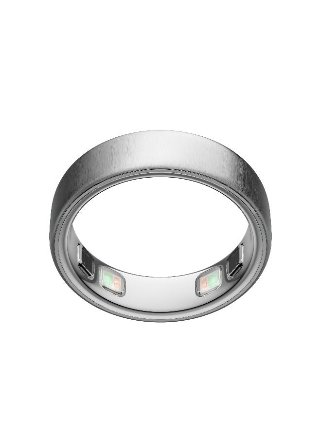 Oura Ring 5 Brushed Silver - Size 11 Brushed Silver - Image 1