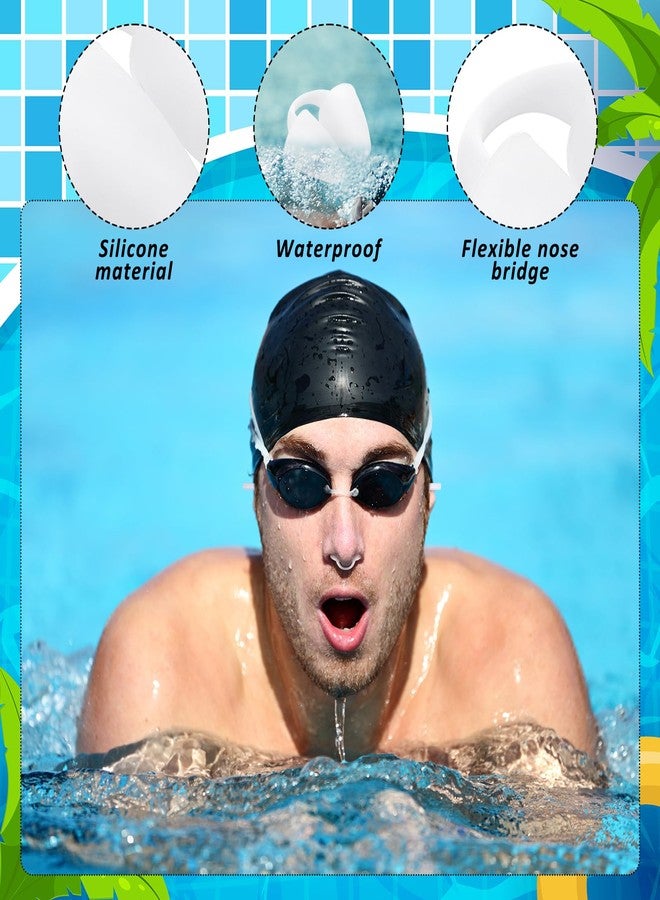 Tellegloww 2 Set Nose Clip Ear Plugs for Swimming, Adults Silicone Waterproof Swim Nose Clip Earplugs with Storage Box for Adults Men Women Beginners - Image 4