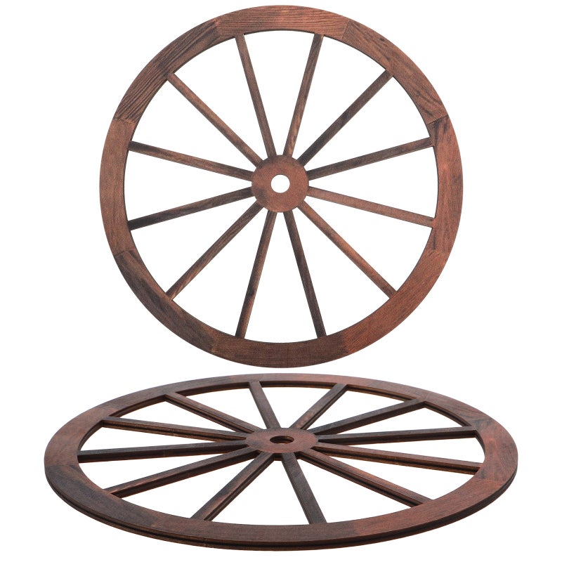 4 pcs Rustic Wagon Wall Decor Vintage Decoration For Living Room Bedroom Western Party Decorations Wood Craft - Image 3
