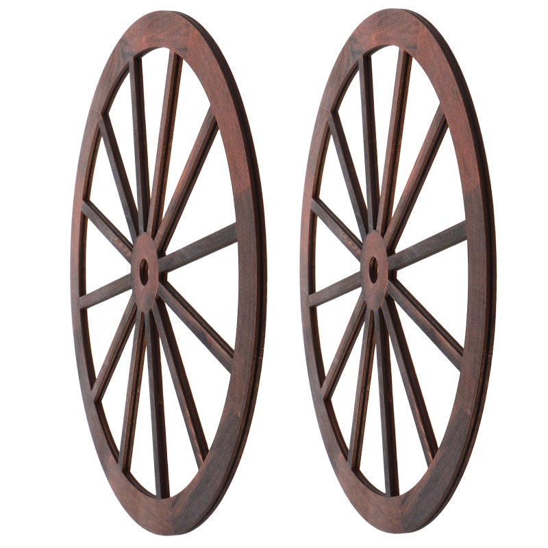 4 pcs Rustic Wagon Wall Decor Vintage Decoration For Living Room Bedroom Western Party Decorations Wood Craft - Image 4