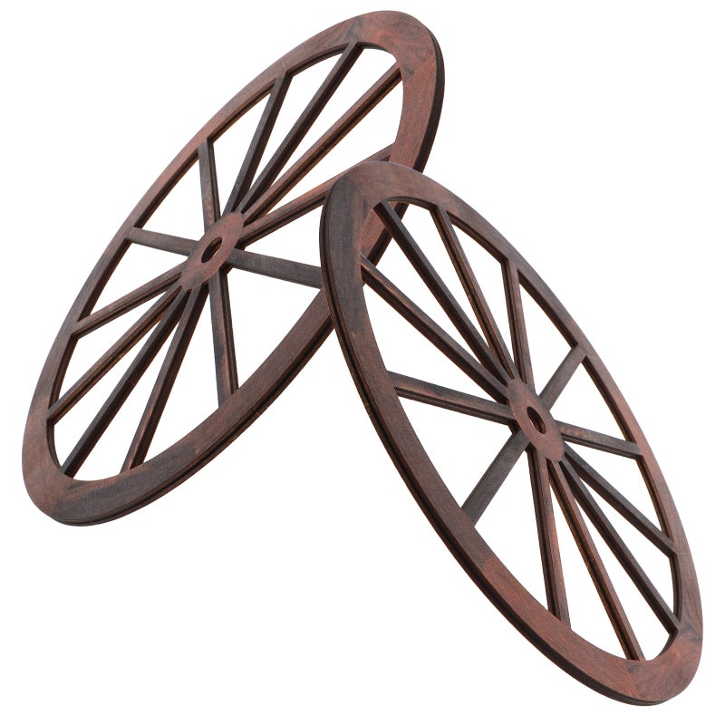 4 pcs Rustic Wagon Wall Decor Vintage Decoration For Living Room Bedroom Western Party Decorations Wood Craft - Image 5