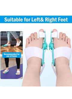 Halamine Bunion Corrector, Grade Bunion Splint, Orthopedic Toe Straightener with Anti-slip Heel Strap, Suitable for Left and Right Feet  - Image 5