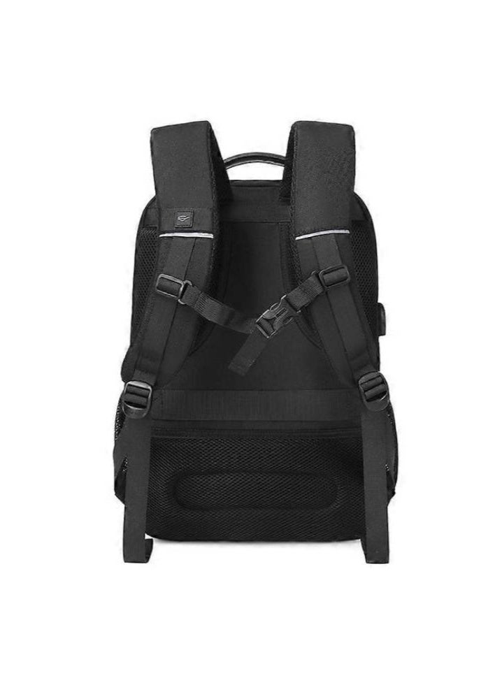 كول بيل حقيبة ظهر لابتوب CoolBell 8303 قابلة للتوسيع مع منفذ شحن USB - أسود - Image 3