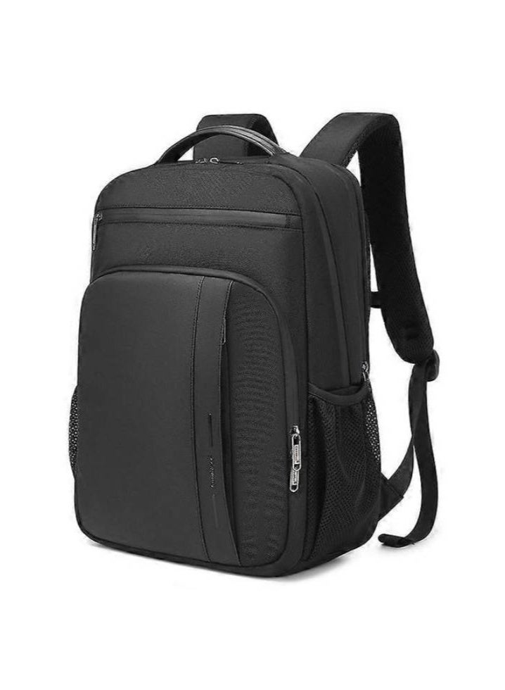 كول بيل حقيبة ظهر لابتوب CoolBell 8303 قابلة للتوسيع مع منفذ شحن USB - أسود - Image 1