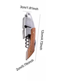 Generic Brown Wooden Handle Bottle Opener  - Image 2