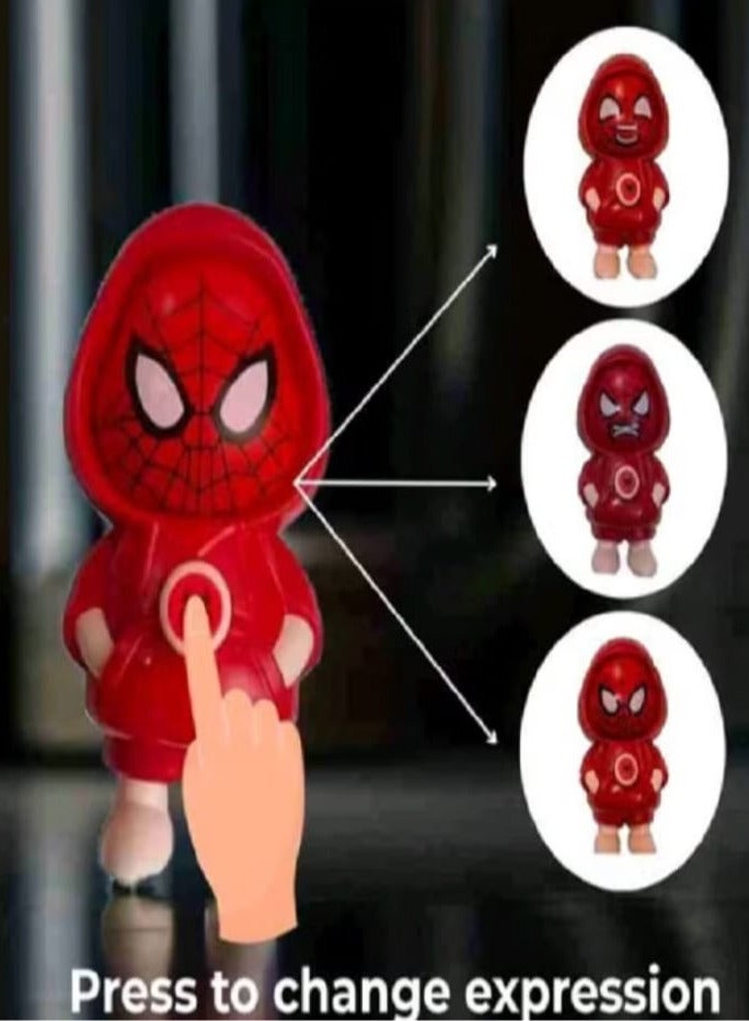 Spider-Man Keychain with Changing Facial Expressions - Image 1