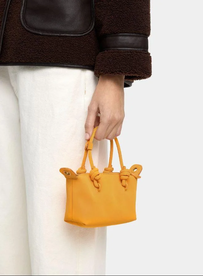 بارفوا حقيبة يد ذات ملمس ناعم