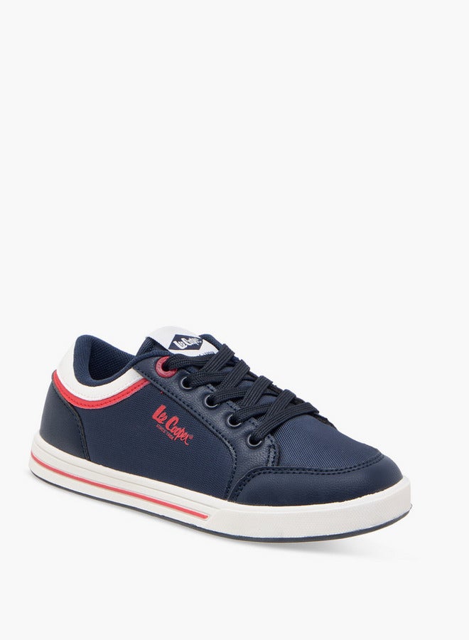 Lee Cooper Boys' Panelled Lace-Up Sneakers - Image 2