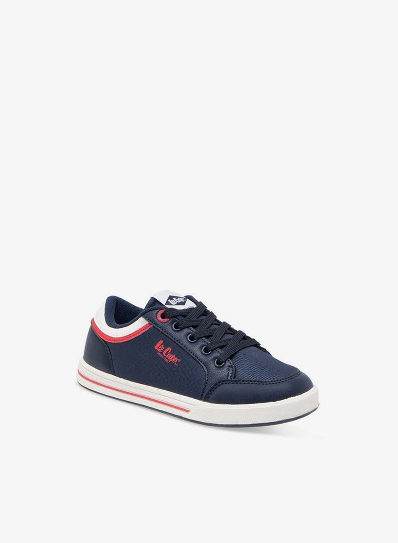 Lee Cooper Kids' Panelled Lace-Up School Sneakers - Image 2