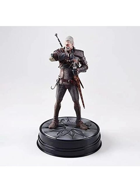 The Witcher 3 Wild Hunt Geralt Sword Drawing Figure Figure, 1st Generation Hunter Geralt Sword Drawing Action Figure, 24cm / 9.4" PVC, Anime Model, Character Game, Gift Collection