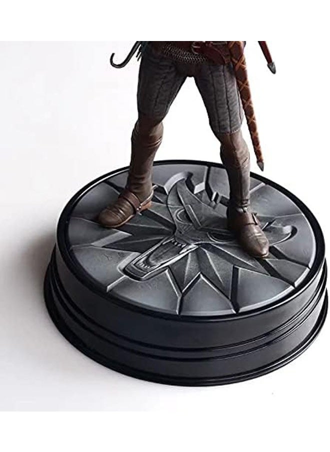 The Witcher 3 Wild Hunt Geralt Sword Drawing Figure Figure, 1st Generation Hunter Geralt Sword Drawing Action Figure, 24cm / 9.4" PVC, Anime Model, Character Game, Gift Collection