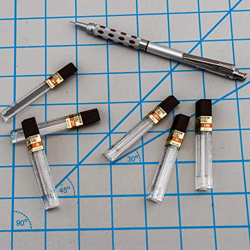 Pentel قلم رصاص بنتل سوبر هاي بوليمر، 0.3 مم، دقيق جداً، 3H، 12 قطعة/أنبوب، علبة من 12 (300-3H) - Image 4