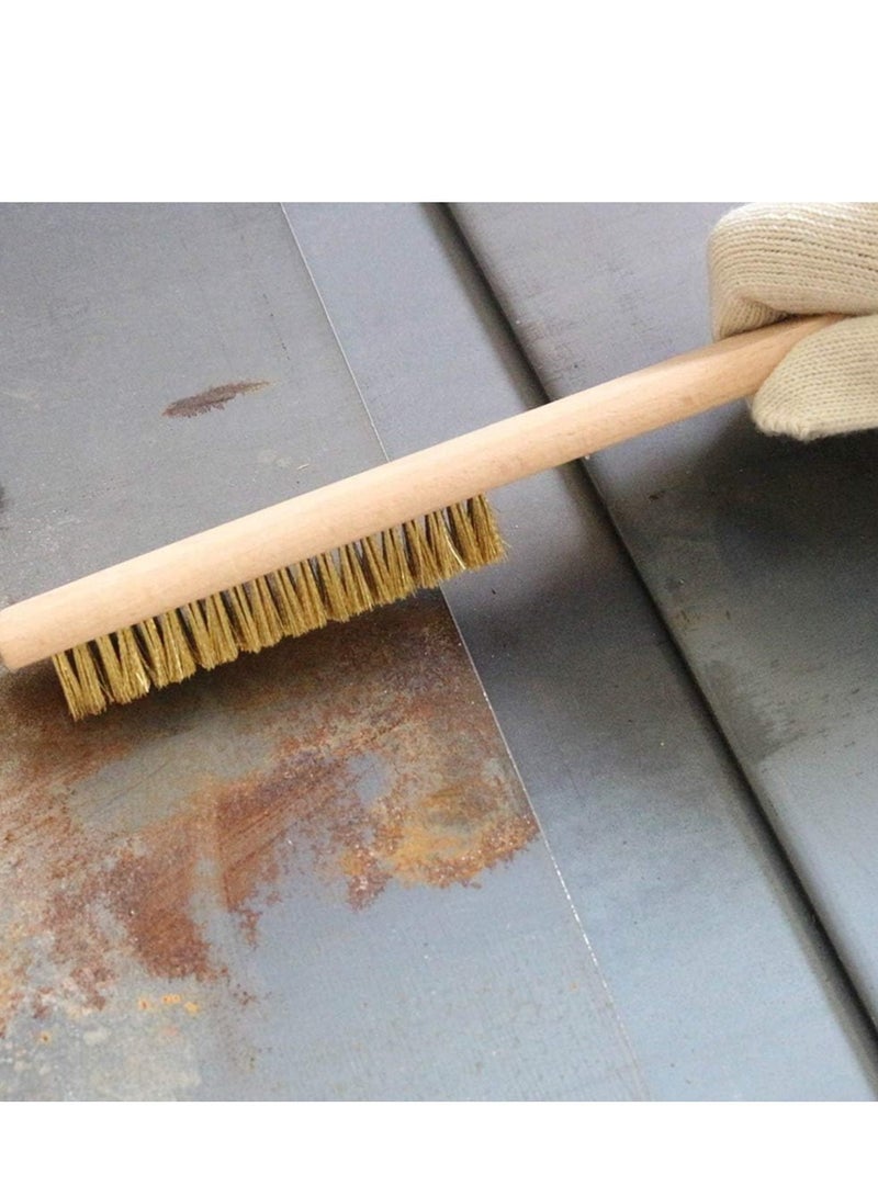 6 in 1 Professional Cleaning Tool Set | 2 Non Scratch Scrapers + 3 Wire Cleaning Brushes + Large Brass Cleaning Brush for Removing Rust and Grease – Ideal for Ovens, Grills and Metal Surfaces