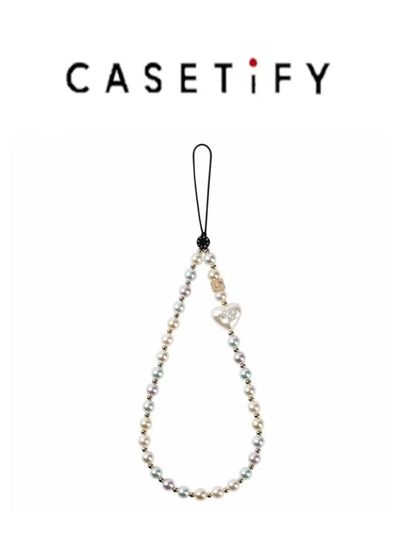 CASETiFY Pearl Phone Charm - Rainbow Pearl/Classic Pearl/Sunset Pearl/Midnight Pearl, Water-resistant cord, No Gemstone - Image 1