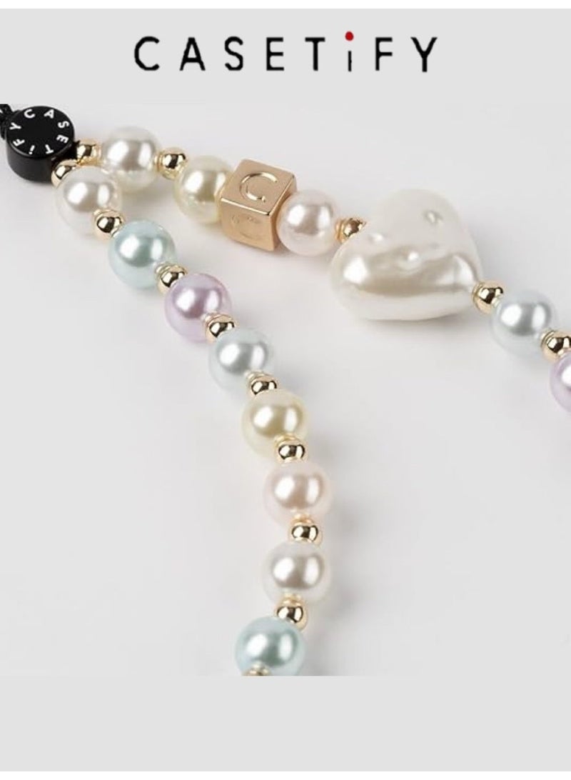 CASETiFY Pearl Phone Charm - Rainbow Pearl/Classic Pearl/Sunset Pearl/Midnight Pearl, Water-resistant cord, No Gemstone - Image 2