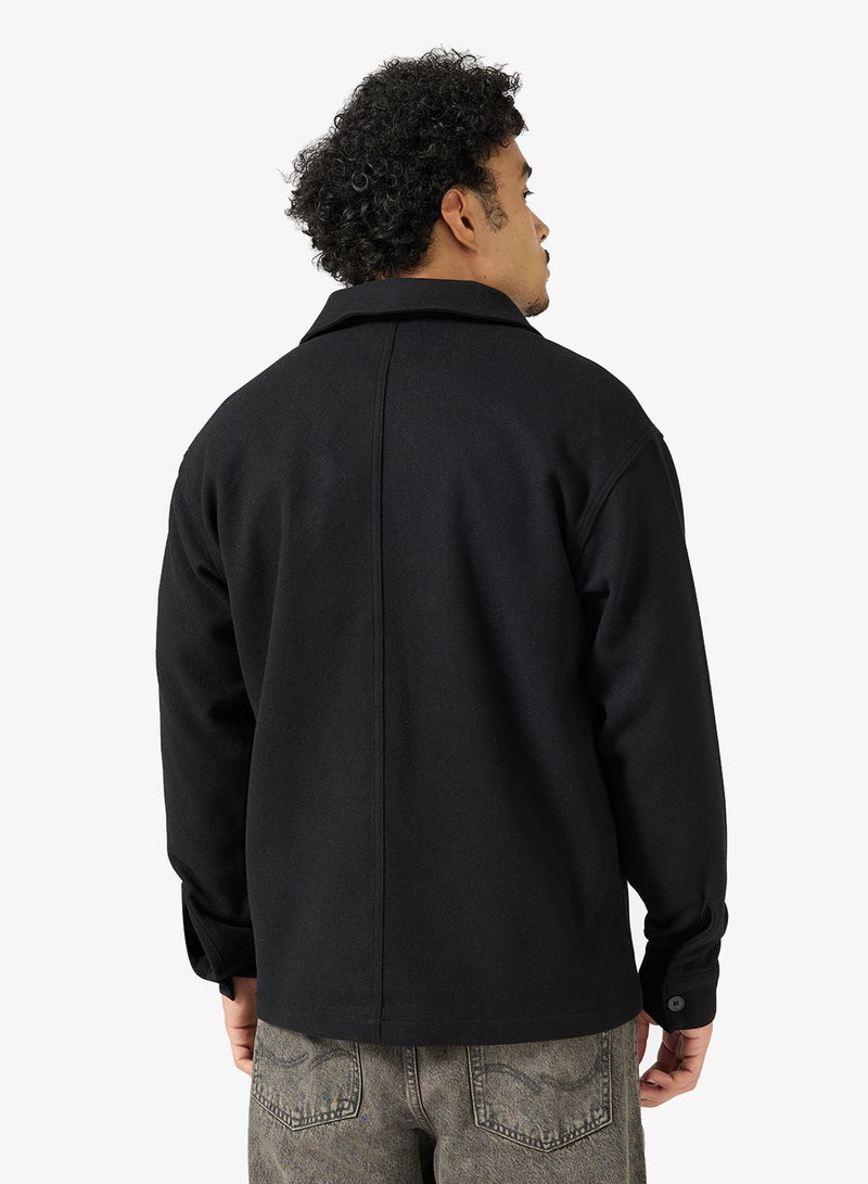 جاك اند جونز قميص جيري بأكمام طويلة وأزرار - Image 2