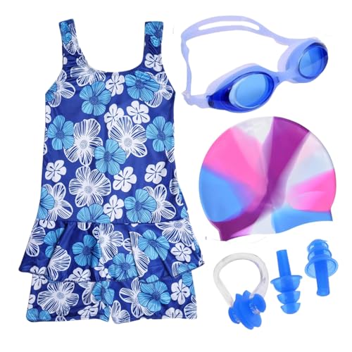 Wetex Premium Swimming Combo kit for Girls Women (14-15 Years, Light Blue) - Image 1