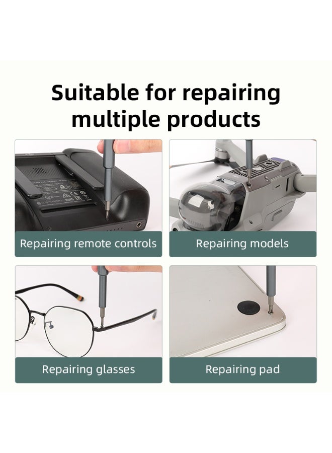 Deli Professional 25-Piece Precision Screwdriver Set - S2+Cr-V Steel Bits with Magnetic Aluminum Handle & Slide-Top Case (EDL241025, 156x60mm) - Image 5