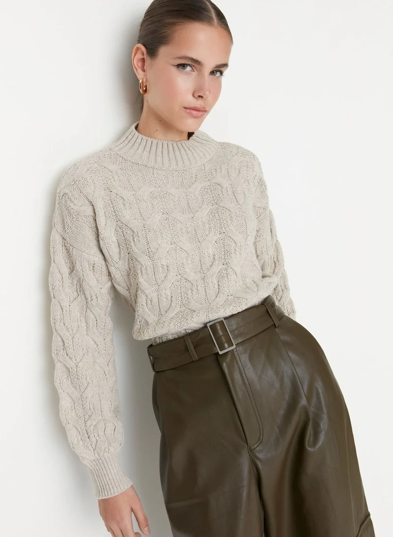 trendyol Crew Neck Knitted Sweater