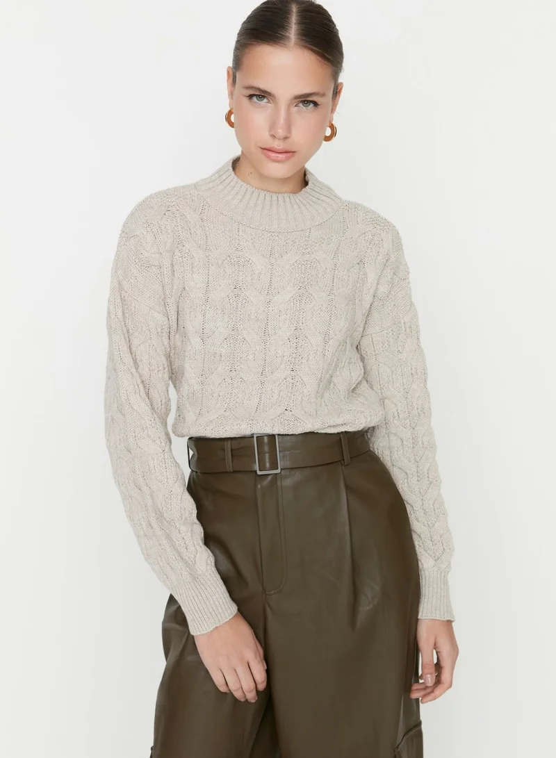 trendyol Crew Neck Knitted Sweater