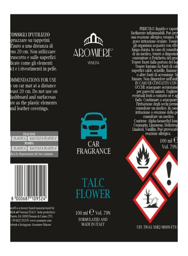 Aromiere Talc Flower Car Fragrance 100 ml