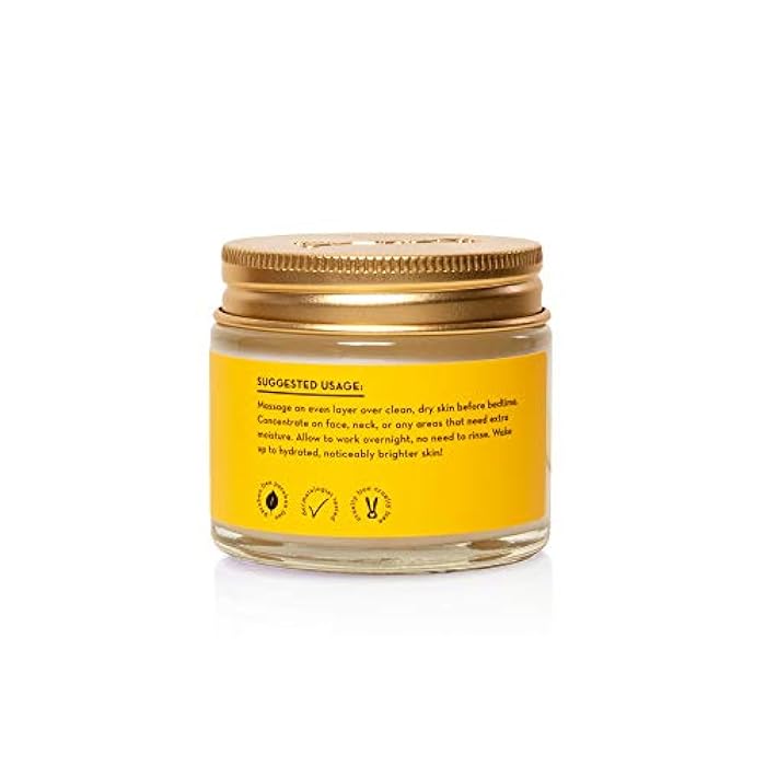 The Crème Shop Turmeric Gelée Overnight Face Mask, Korean Brightening Facial Mask - 2.36oz - Image 3