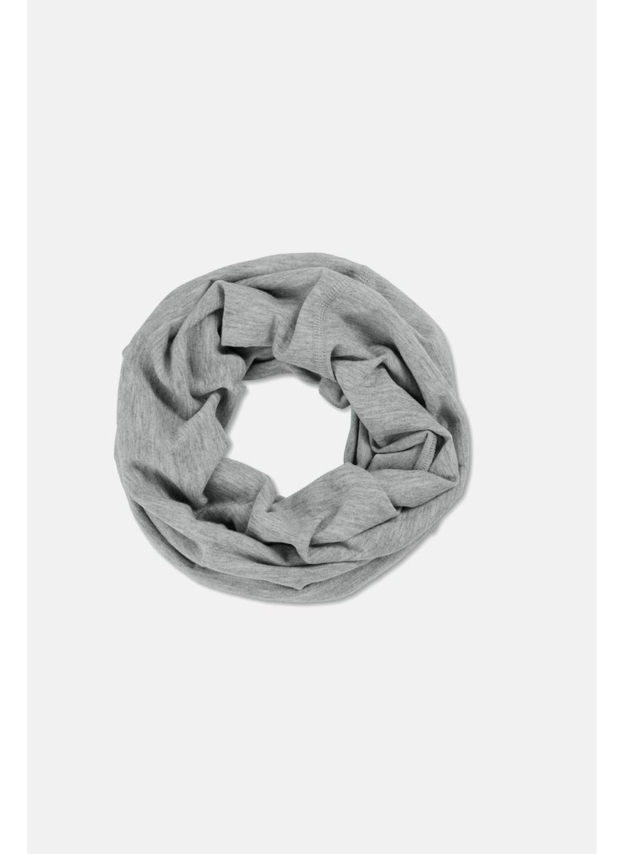 Tchibo Women Textured Headscarf 27 L x 36 H cm, Grey  - Image 2