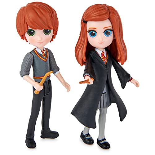 Wizarding World Harry Potter, Magical Minis Ron and Ginny Weasley Friendship Set with 2 Creatures, Kids Toys for Ages 5 and up - Image 5
