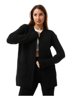 Womens Wool Open Cardigan
