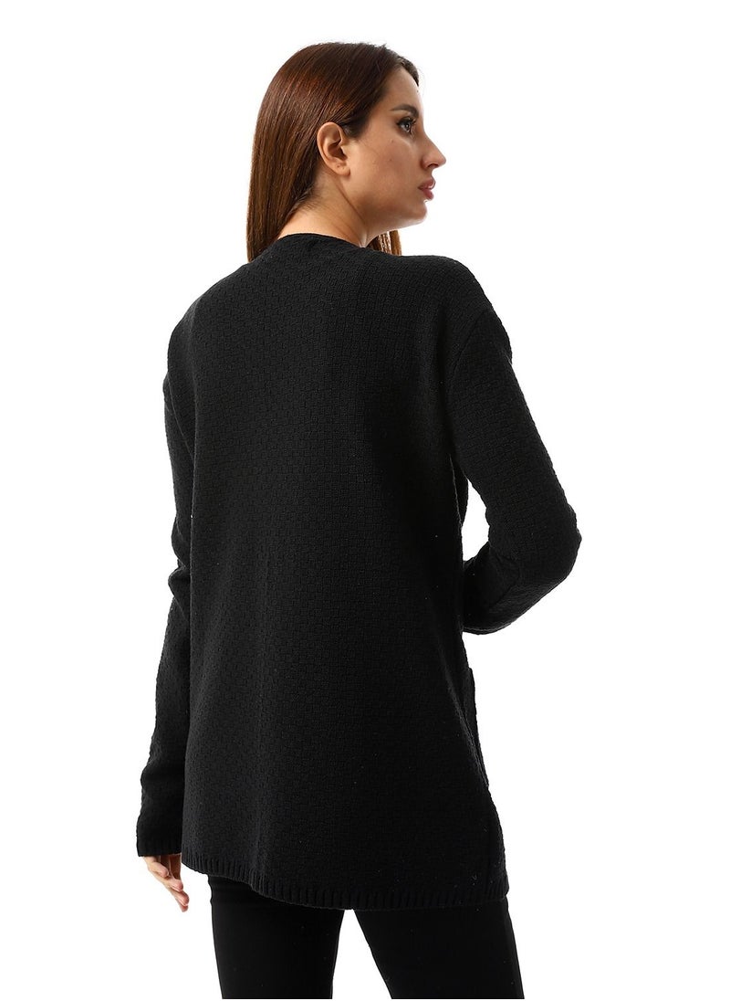 Caesar - Womens Wool Open Cardigan - Image 1