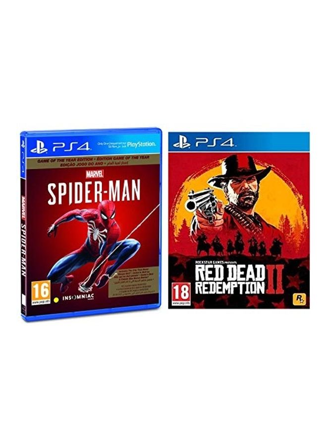 سوني لعبتا "Spider Man" و"Red Dead Redemption II" - ps4_ps5 - Image 1