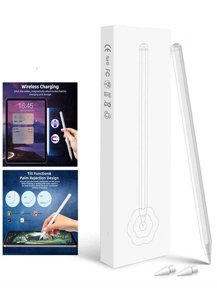 Demine iPad Pencil for 9th & 10th Generation with Palm Rejection and Fast Charging, Stylus Pen Compatible with Huawei/Honor/Samsung/Lenovo/Xiaomi and Other Android Smartphone  - Image 2
